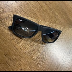 RayBan Justin (Matte Black) (Polarized)
